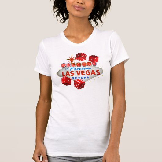女性のためのサイコロプレーヤーのワイシャツ Tシャツ (正面)
