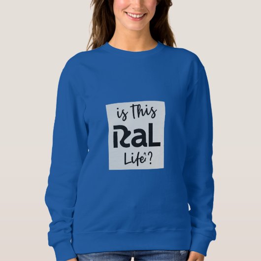 女性のためのスローガン印刷Tシャツ スウェットシャツ (正面)