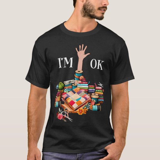女性のためのソーイング+キルト+編み物 Tシャツ (正面)