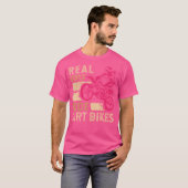 女性のためのダートバイクアート Tシャツ (正面フル)