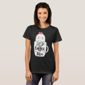 女性のためのチキン コーヒーマグ Tシャツ (正面フル)