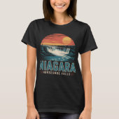 女性のためのナイアガラの滝 Tシャツ (正面)