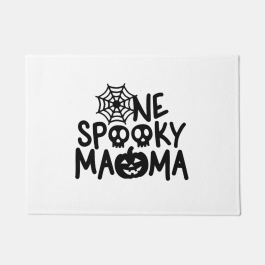 女性のためのハロウィンOne 不気味 Mamma ドアマット (正面)