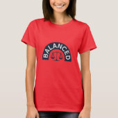 女性のためのバランスTシャツ Tシャツ (正面)