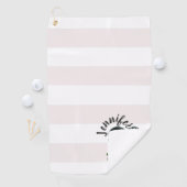 女性のためのバーディをとるためにパーソナライズなゴルフギフト生まれて下さい ゴルフタオル (インサイチュ)