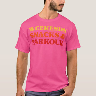 女性のためのパルクール 男性のためのパルクール パルクール大好き Tシャツ