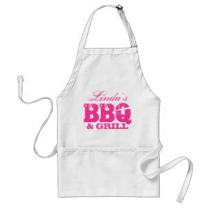 女性のためのパーソナル化可能なBBQエプロン スタンダードエプロン