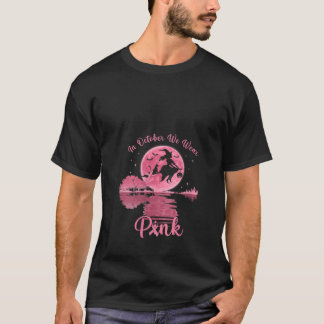 女性のためのピンクの魔女の乳がん啓発Tシャツ 10月 Tシャツ