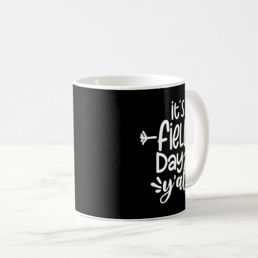 女性のためのフィールドデイY'allおもしろい先生ギフト9 コーヒーマグカップ (正面右)