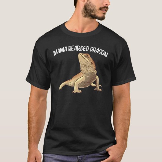 女性のためのフトアゴヒゲトカゲ 爬虫類学 1 Tシャツ (正面)