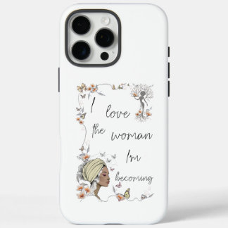 女性のためのフローラルセルフラブギフト iPhone 16 PRO MAXケース