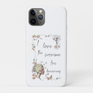 女性のためのフローラルセルフラブギフト iPhone 11 PROケース
