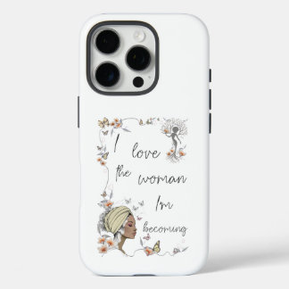 女性のためのフローラルセルフラブギフト iPhone 16 PROケース