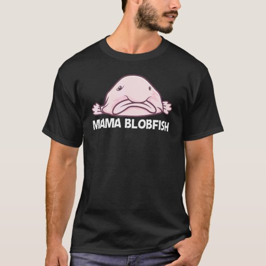 女性のためのブロブフィッシュ 母 深海の魚 動物園 1 Tシャツ (正面)
