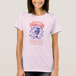 女性のためのマニピュレート レッスンズ ラーン Tシャツ