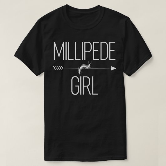 女性のためのミリピードガールギフト節足動物のLov Tシャツ (デザイン正面)