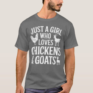 女性のためのヤギのデザイン 女性用 動物 農業 Tシャツ