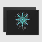 女性のためのレトロな雪の結晶 (正面/裏面)