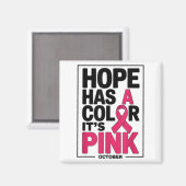 女性のための乳がん月の戦い。ブレア マグネット (正面/裏面)