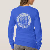 女性のための公式のロゴの長袖のティー Tシャツ (裏面)