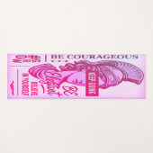 女性のための勇気ある精神ヨガマット ヨガマット (正面(横))