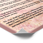 女性のための十戒 ポスター (角)