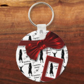 女性のための卒業車の贈り物 キーホルダー (正面)