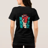 女性のための夏のTシャツ トライブレンドＴシャツ (裏面)