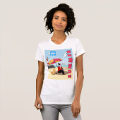 女性のための夏休み Tシャツ (正面フル)
