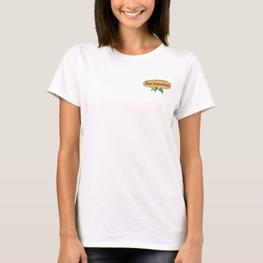 女性のための夢住んでいます Tシャツ (正面)