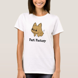 女性のための屁の工場HanesのTシャツ (Fawn) Tシャツ