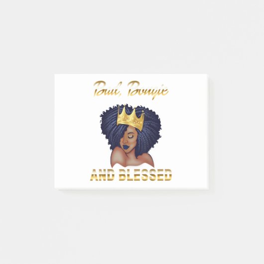 女性のための悪いブギ賛美ーとブギギフト黒 ポストイット (正面)