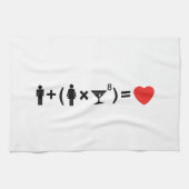 女性のための愛の方程式 キッチンタオル (横)