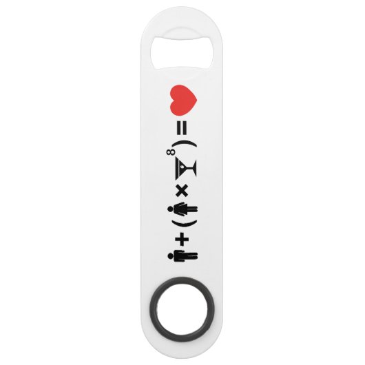 女性のための愛の方程式 スピード栓抜き (裏面)