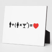 女性のための愛の方程式 フォトプラーク (側面)