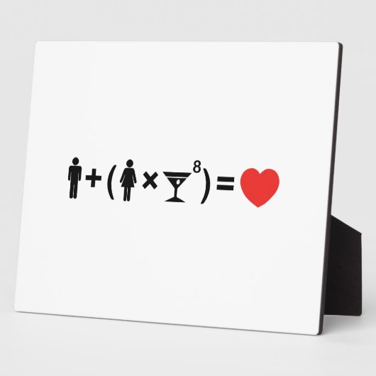 女性のための愛の方程式 フォトプラーク (側面)