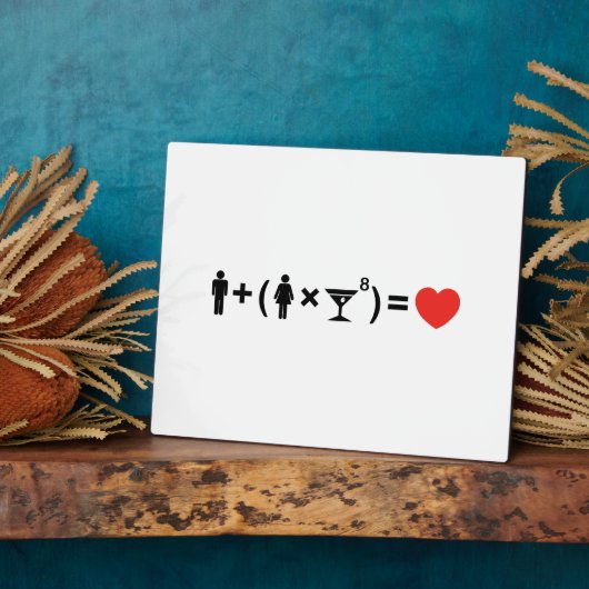 女性のための愛の方程式 フォトプラーク (側面)