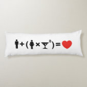 女性のための愛の方程式 ボディピロー (裏面)