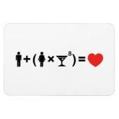 女性のための愛の方程式 マグネット (横)