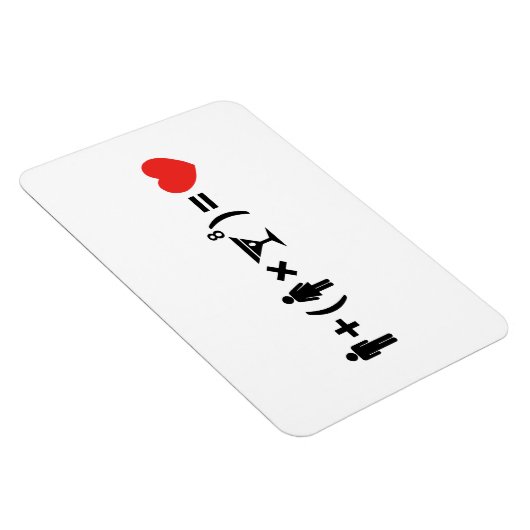 女性のための愛の方程式 マグネット (右側)
