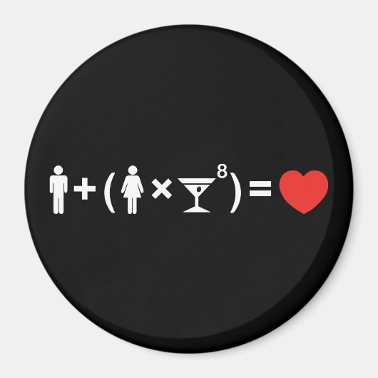 女性のための愛の方程式 マグネット (正面)