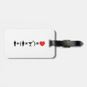 女性のための愛の方程式 ラゲッジタグ (裏面横)