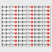 女性のための愛の方程式 ラッピングペーパー (フラット)