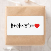 女性のための愛の方程式 ラベル (インサイチュ)