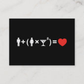 女性のための愛の方程式 名刺 (裏面)