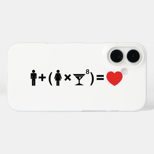女性のための愛の方程式 Case-Mate iPhoneケース (裏面 (横))