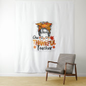 女性のための感謝の先生秋感謝の乱雑 タペストリー (インサイチュ)