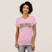 女性のための本の虫Tシャツ Tシャツ (正面フル)