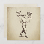女性のための権利，フェミニストヴィンテージサグラゲットアート (正面/裏面)
