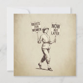 女性のための権利，フェミニストヴィンテージサグラゲットアート (正面)